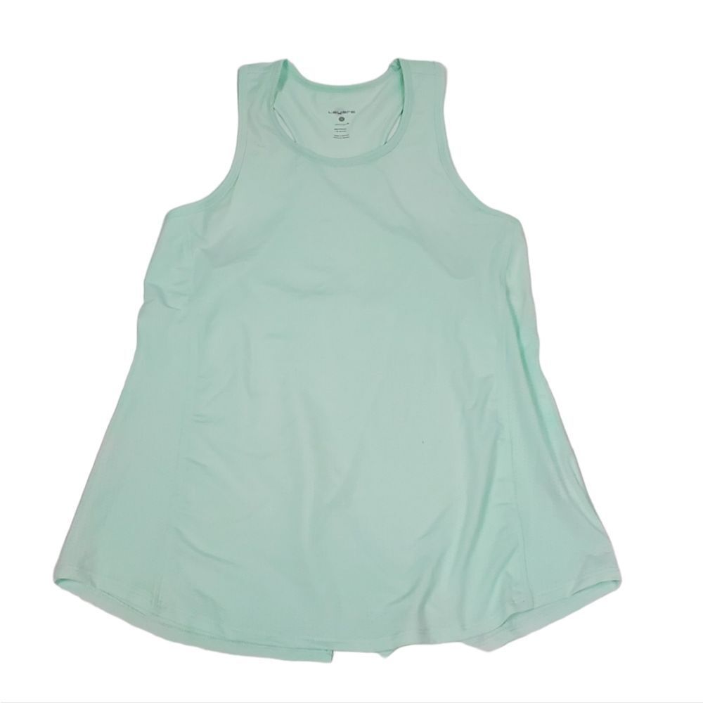 Layers Quick Dry Split Back Racer Tank Top Small - Picture 2 of 7